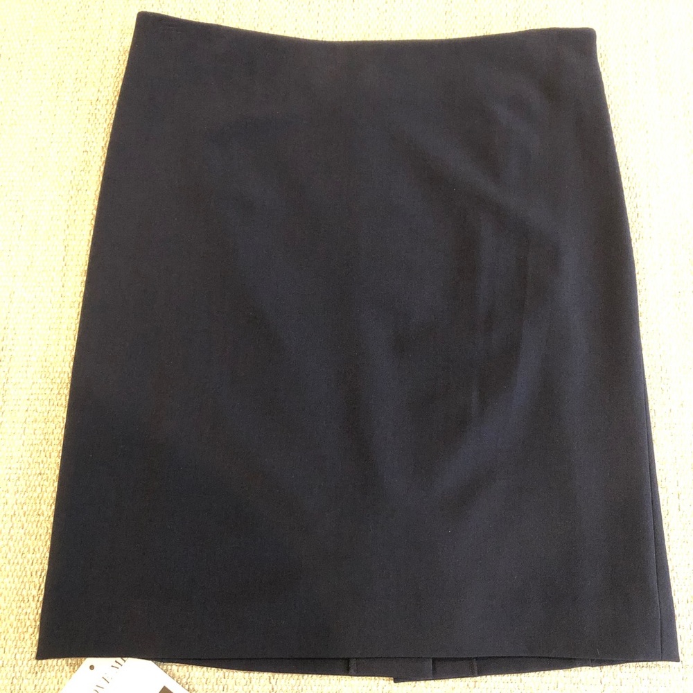 MM Lafleur navy pencil skirt NWT galaxy blue